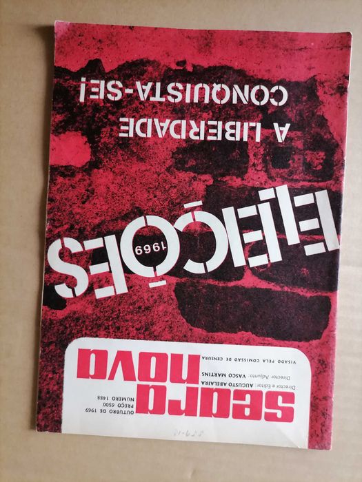 Revista Seara Nova ELEIÇÕES 1969 Outubro  A Liberdade Conquista-se!