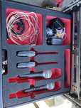 Mikroporty Sennheiser ew 100 G 4, 2 sztuki plus nadajnik xlr, 2 x sm58