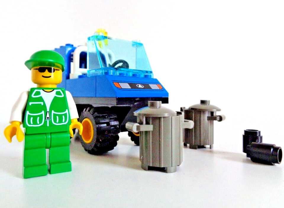 LEGO 6564 System CITY Śmieciarka Śmieciarka 1 Minifigurki 1997