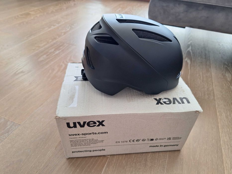 NOWY Kask ochronny Uvex urban planet czarny 54-58
