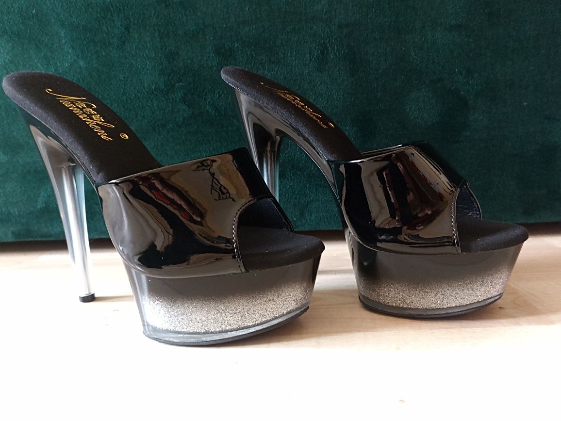 High heels platformy 15 cm, r.38 nowe