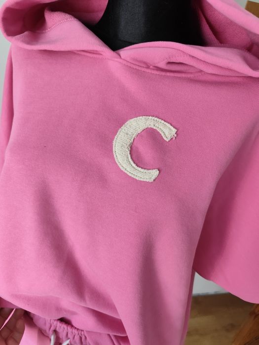 Różowy komplet dresowy szorty cocomore dres