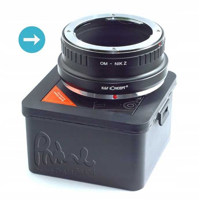 Adapter Olympus OM na NIKON-Z K&F Concept jakość ma znaczenie!