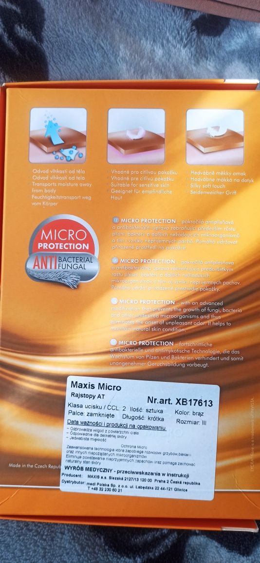 Rajstopy uciskowe kompresyjne Micro Maxis