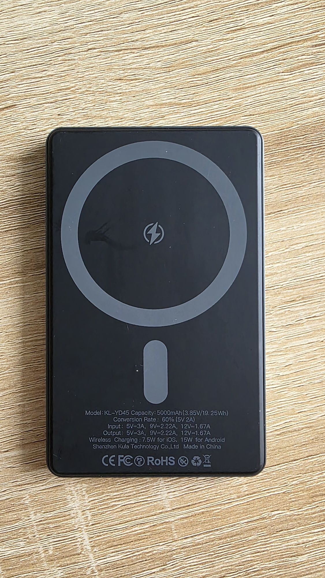 Powerbank MagSafe 5000MhA bezprzewodowy firmy KUULAA