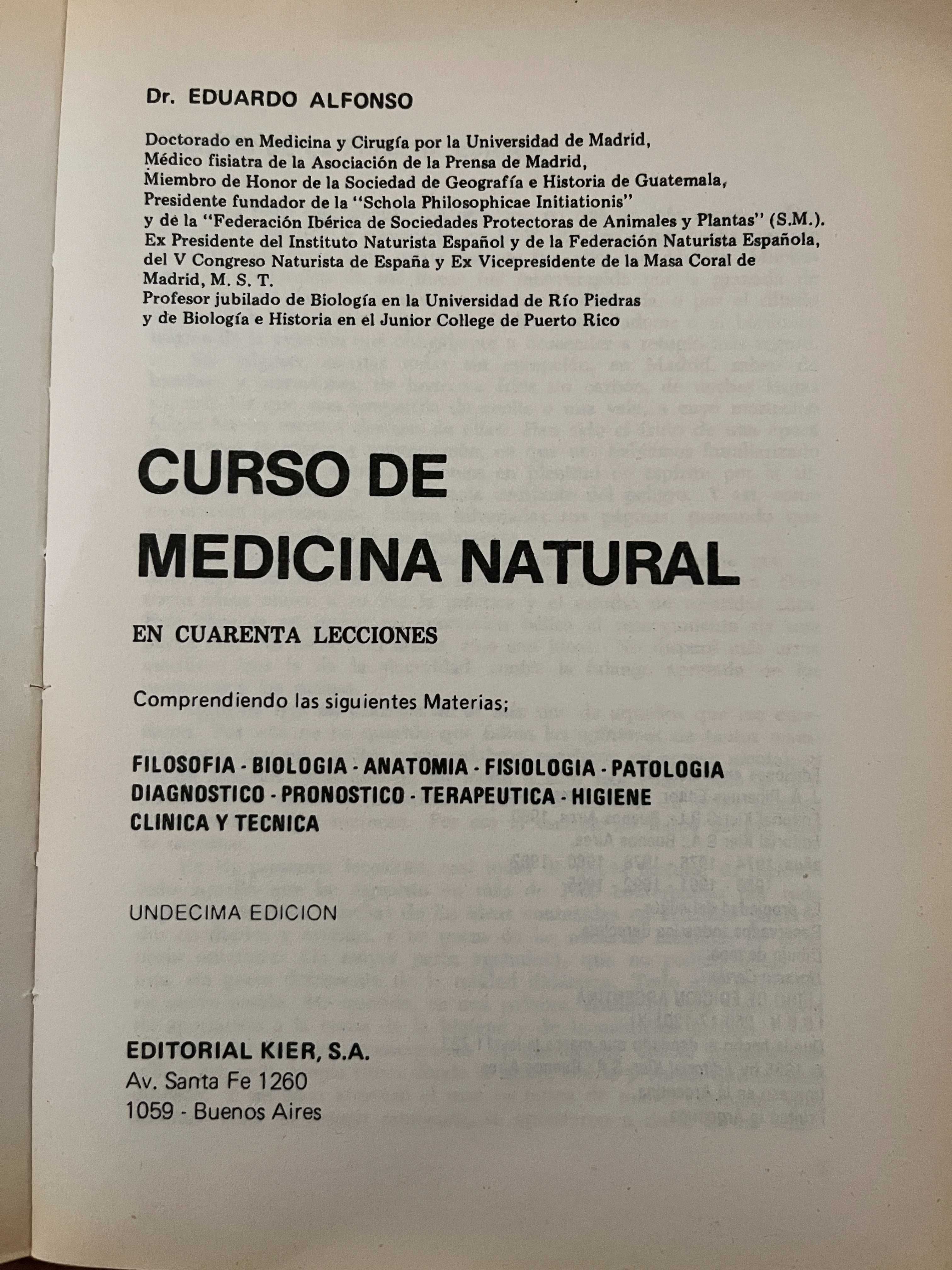 4 Livros de Medicina Natural - 50EUR preço conj com portes