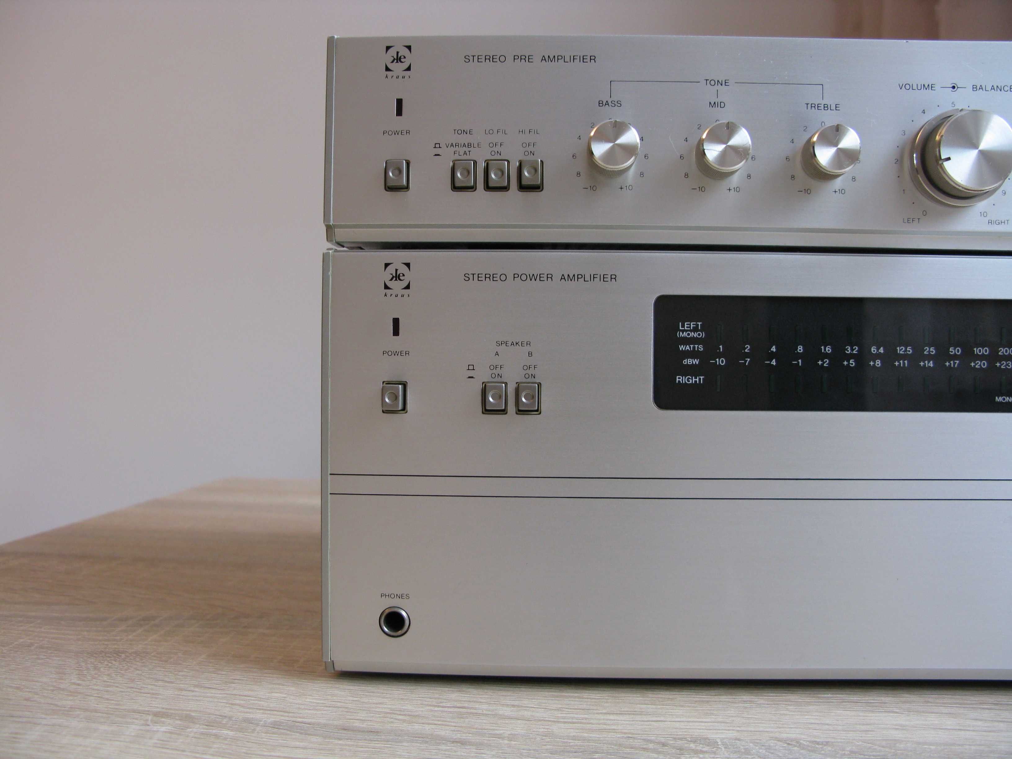 Wzmacniacz Cybernet Kraus KPR 100 KPA 100 jak asc nad pioneer sansui