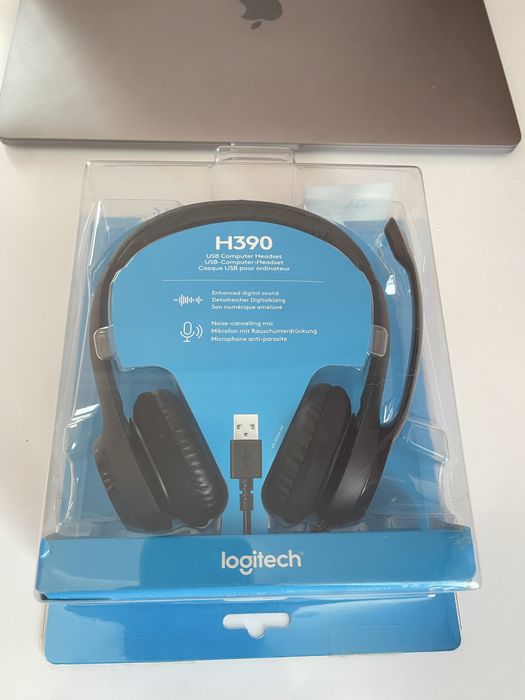 Нові. Наушники Logitech H390, USB В наявності 15+ шт.