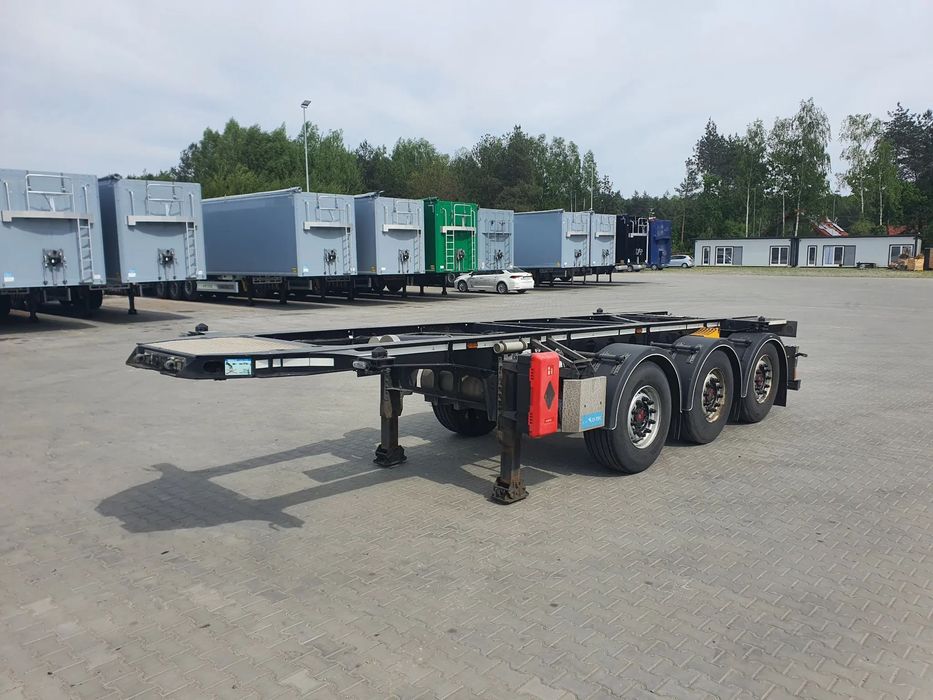 D-TEC CC-20 2020 oraz 2025  Dwie używane i nowe naczepy podkontenerowe / możliwość wynajmu