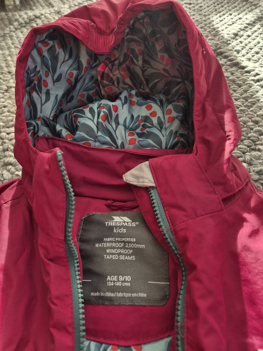 Kurtka jesienno-zimowa 9/10 lat 134-140 cm
