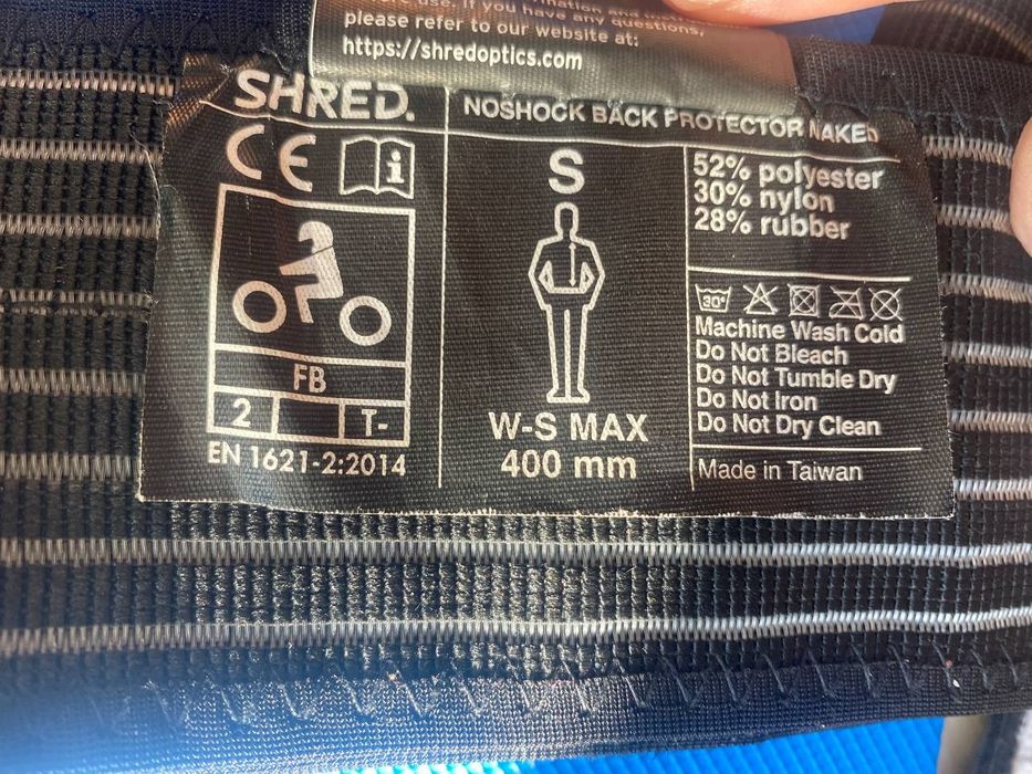Захист для спини Shred NoShock