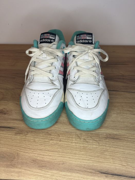 Adidas Rivalry Low White Bliss/Pink Mint Rush