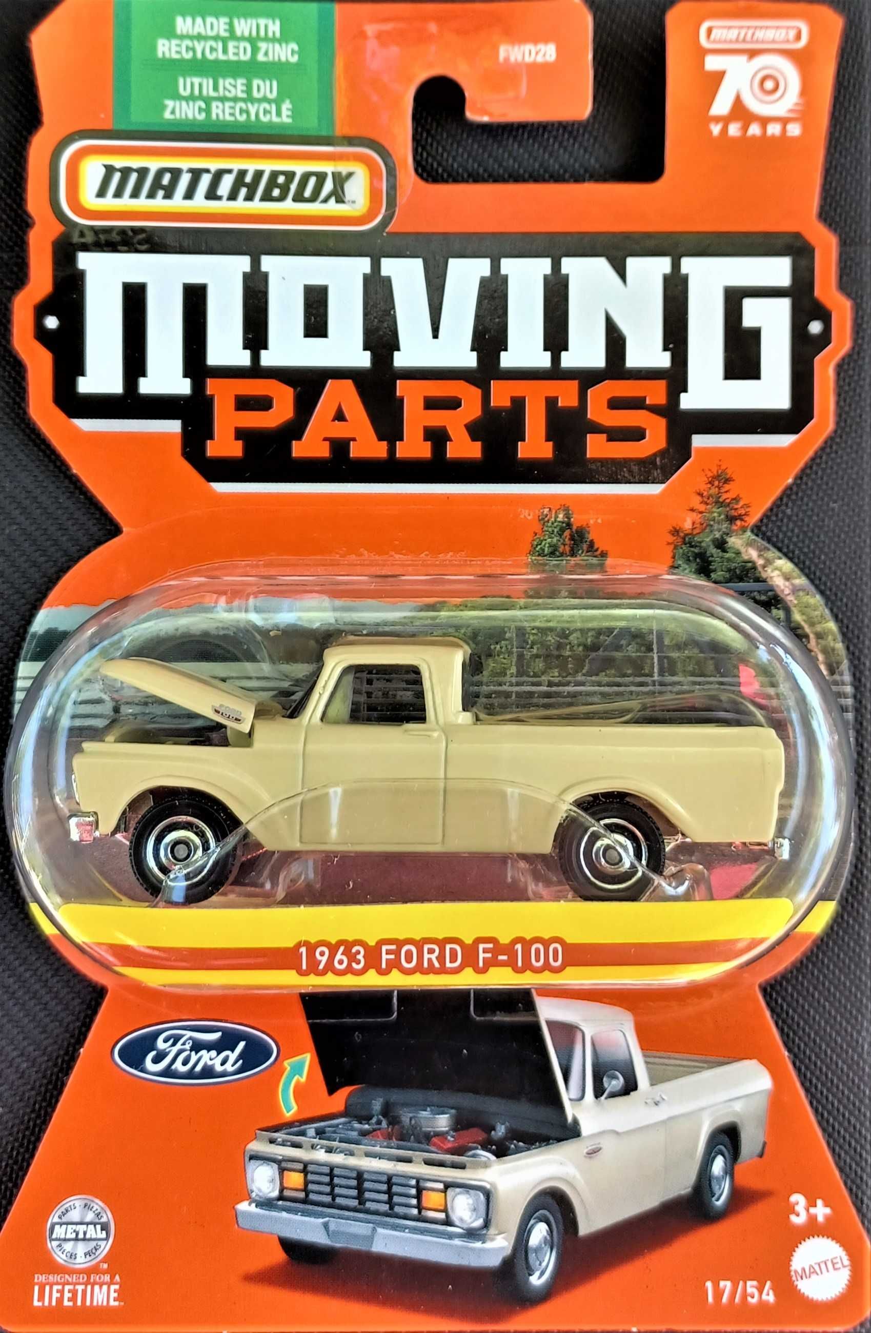 Matchbox 1963 Ford F-100 Moving Parts