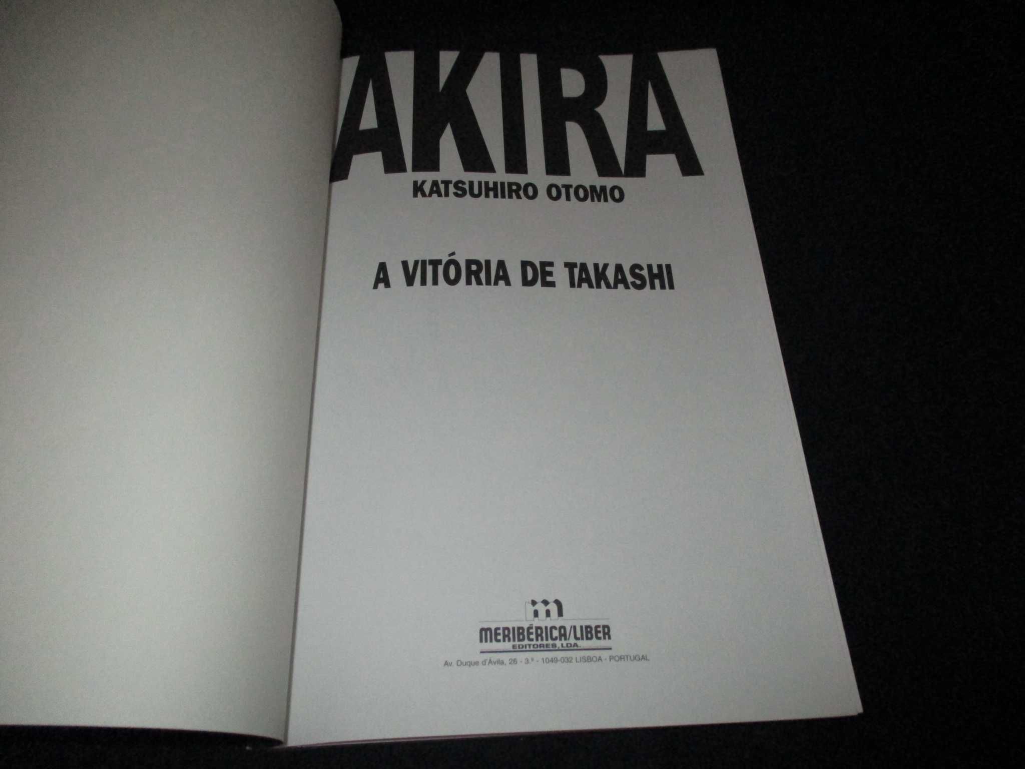 Livro A Vitória de Takashi Akira 8 Katsuhiro Otomo Meribérica