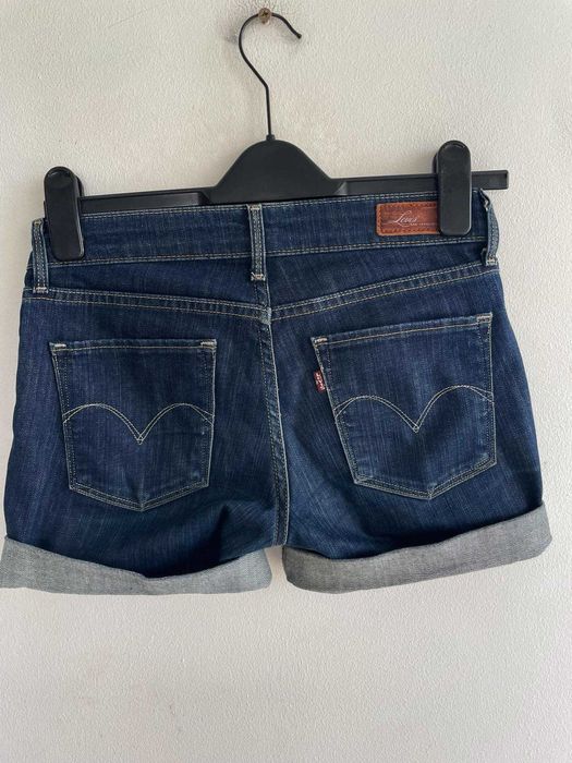 Levi's szorty spoddenki jeansowe w25 xxs xs