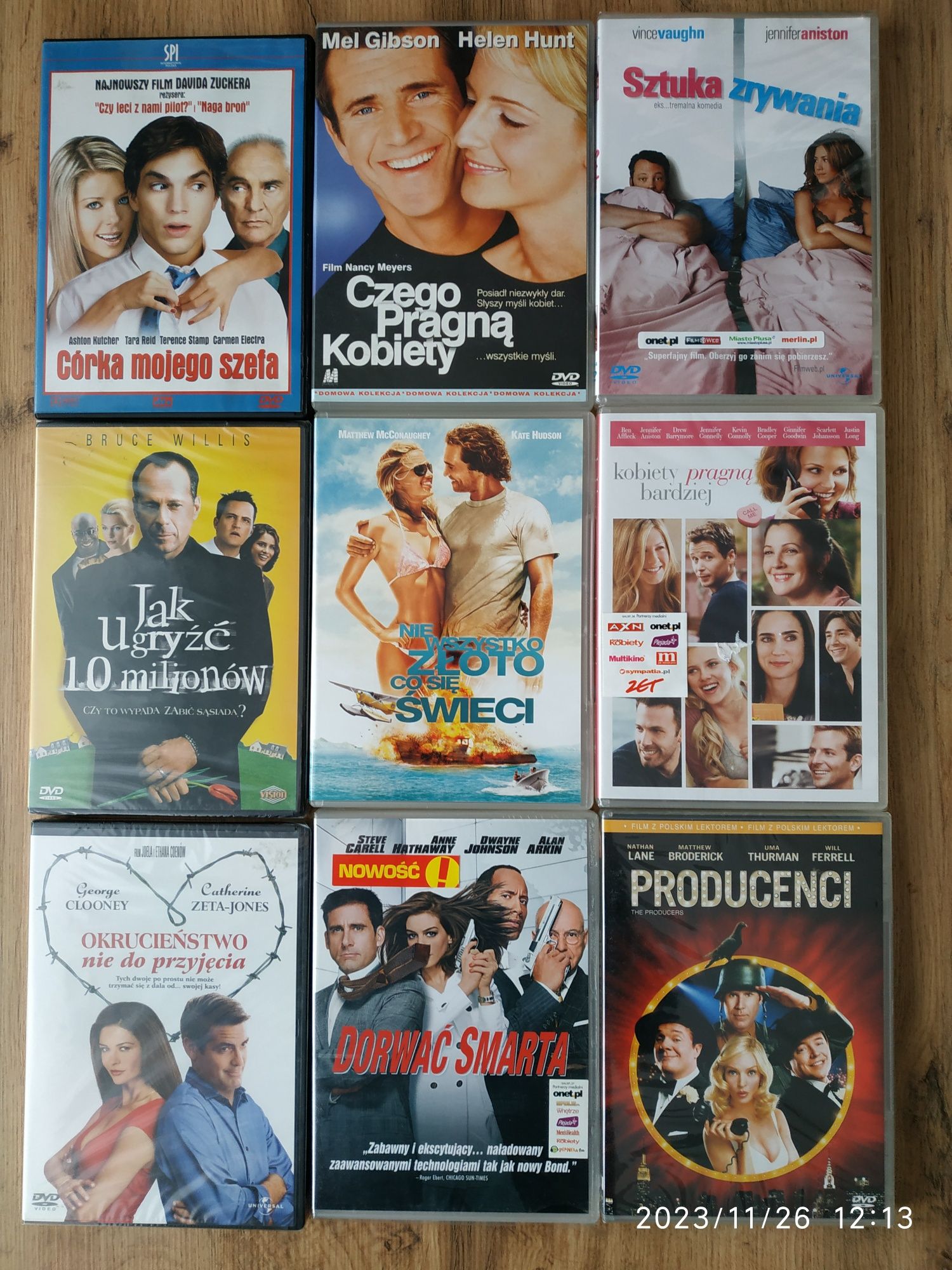 Zamienię lub odsprzedam filmy komedie na DVD (Kac Vegas, Producenci)