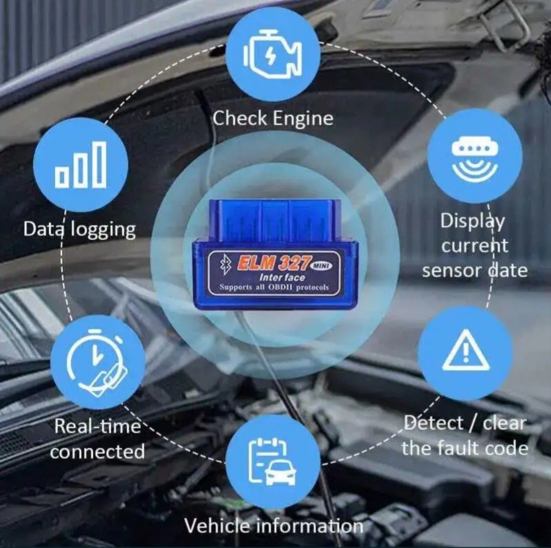 Elm 327 OBD II Bluetooth Wysoka kompatybilność z aplikacjami