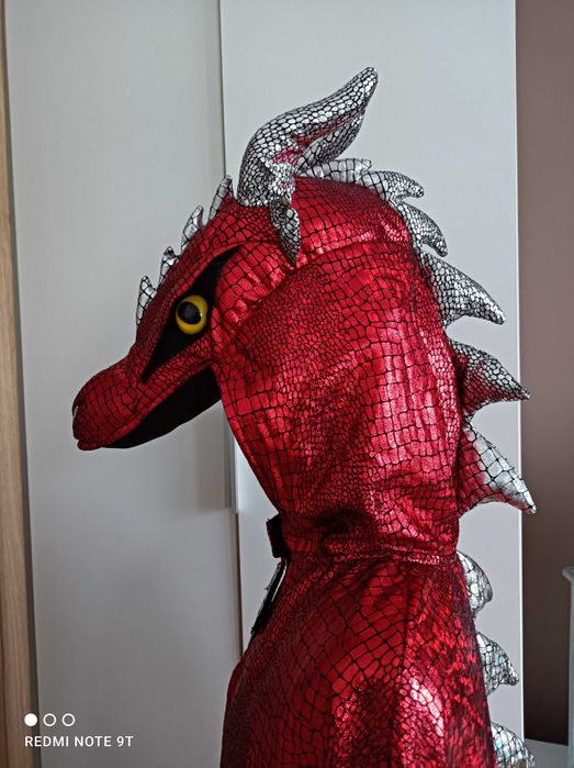 Strój karnawałowy SMOKA DINOZAURA WAWELSKI kostium 98/116 (492)