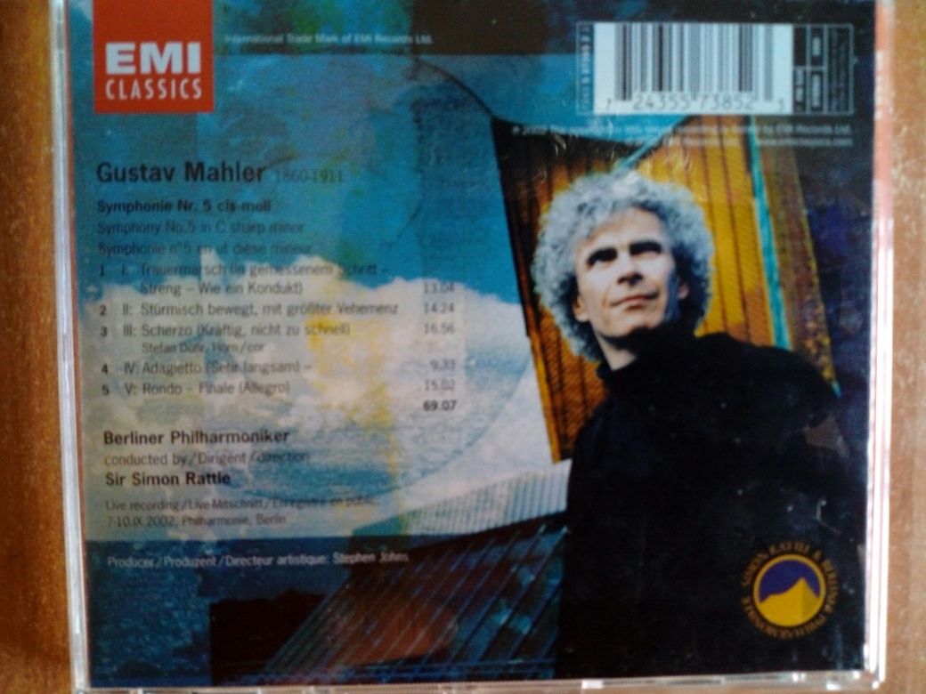 CD Sinfonia n°5 de Mahler