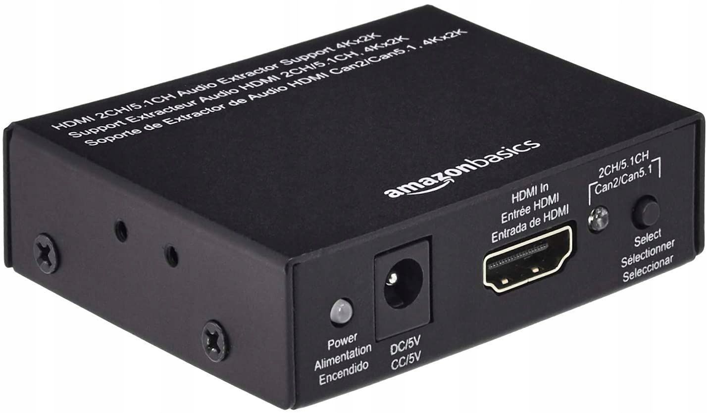 konwerter audio hdmi na hdmi+ amazon basic cehfae0101 dts-hd