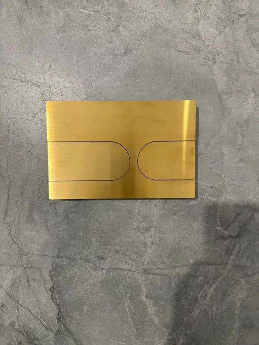 Клавіша змиву Geberit Sigma Металева Чорний Мат, Золото