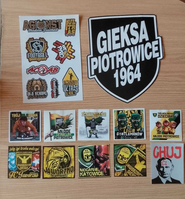 Wlepki GKS Katowice Górnik Zabrze Banik Ostrava