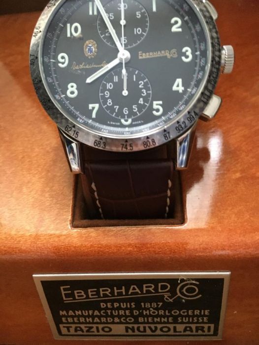 Relógio suiço Eberhard & Co. Tazio Nuvolari Grand Taille excelent peça