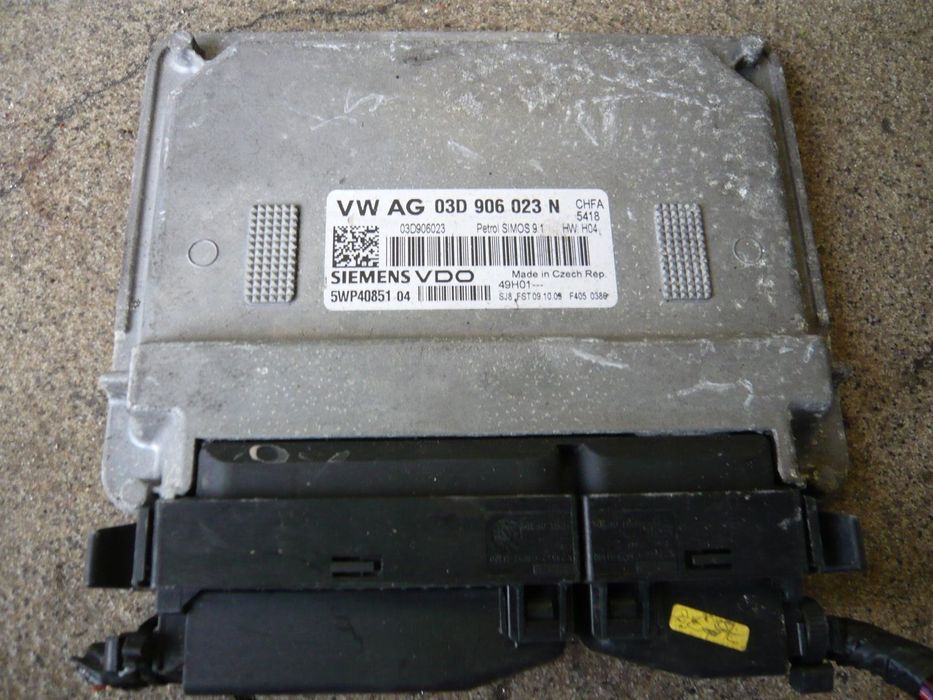 Komputer Sterownik Silnika 5WP4085104 Skoda Fabia II