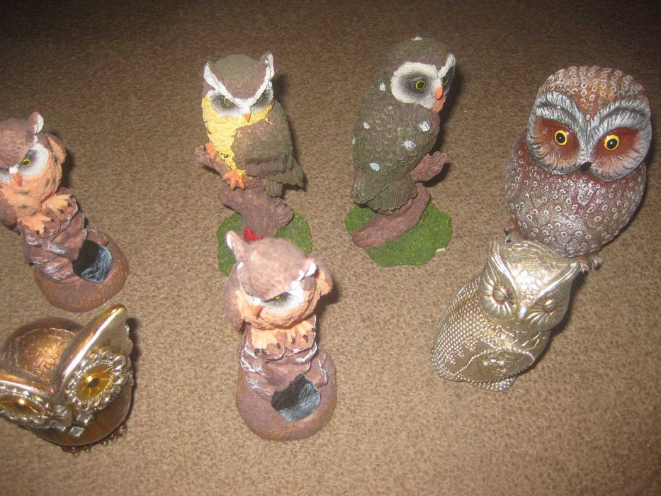 Lote de 8 "Corujas" Novas e com Etiqueta!