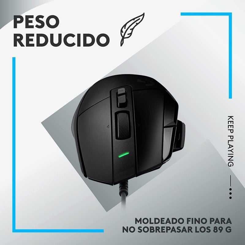 Logitech G G502 X LIGHTFORCE Rato Gaming Preto 25600 DPI