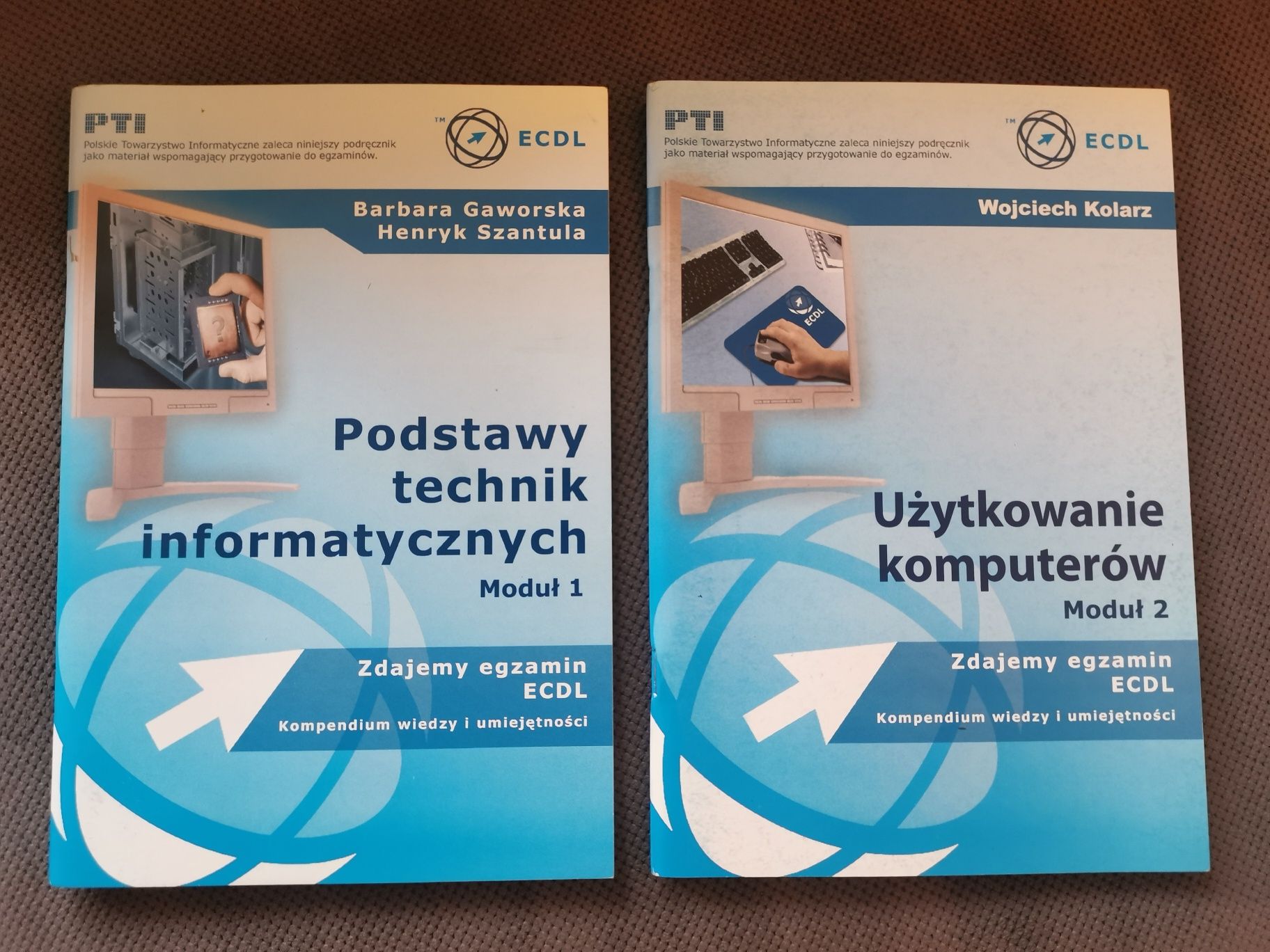 Kurs komputerowy ECDL + OpenOffice. Zestaw 7 zeszytów.