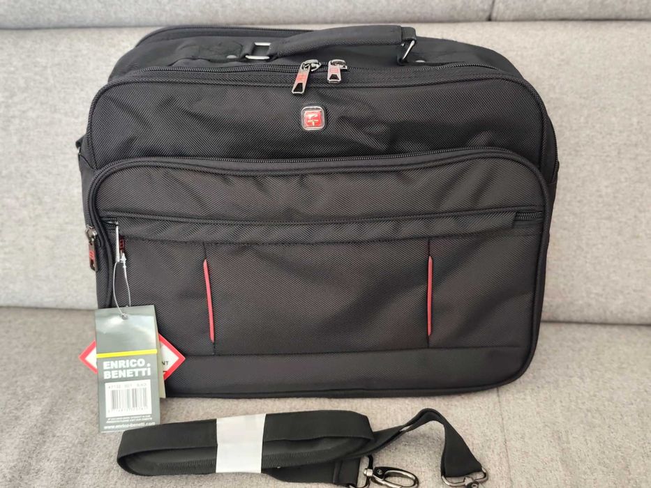 Torba na laptopa, dokumenty Enrico Benetti