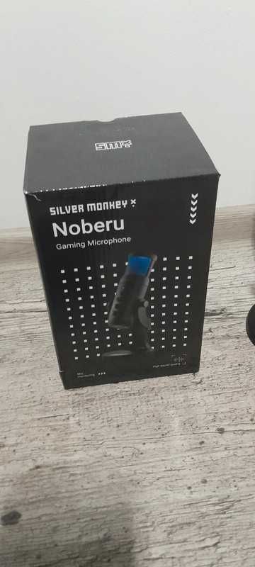 Mikrofon Pojemnościowy Streamingowy Silvermonkey Noberu