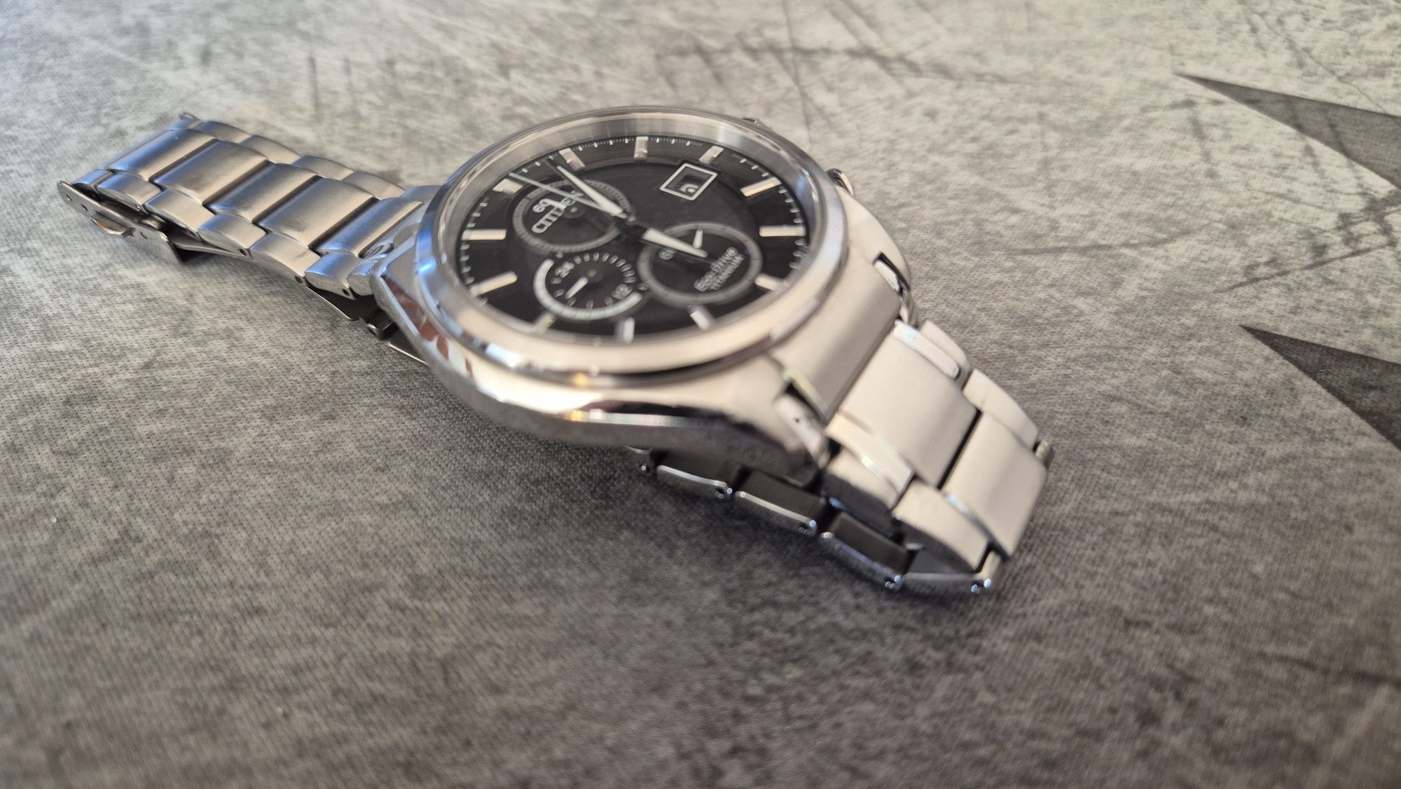 Zegarek męski CITIZEN CA0350-51E 100M Solar Titanium