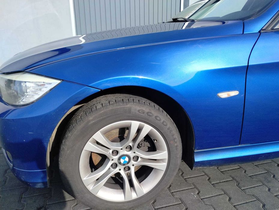 błotnik przód przedni  prawy lewy BMW E90 E91 LIFT MontegoBlau, części