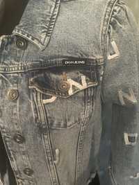 Kurtka jeans DKNY Jeans-świetnie  logowana r.S/M