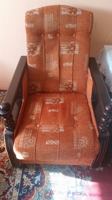 Fotele - 2 szt.-kolor pomarańczowy