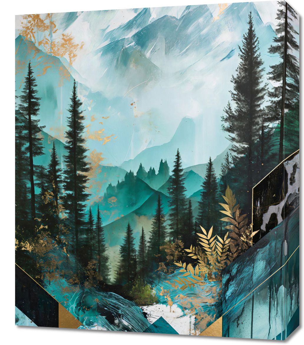 Obraz 50x60cm Przeplatane Krajobrazy