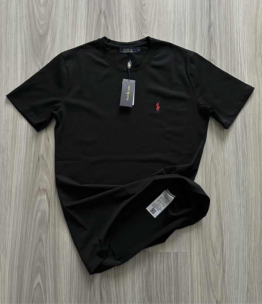T-shirt męski czarny Ralph Lauren rozmiar XXL