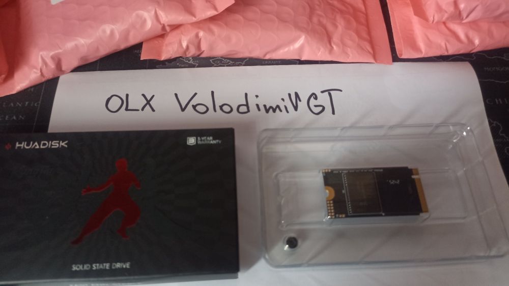 Новый. Твердотельный ssd накопитель nvme m2 Huadisk 128gb 2242 TLC