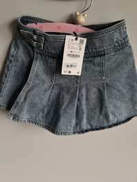 Spódnicospodnie spodniczka spodenki jeansowe Zara  122-128