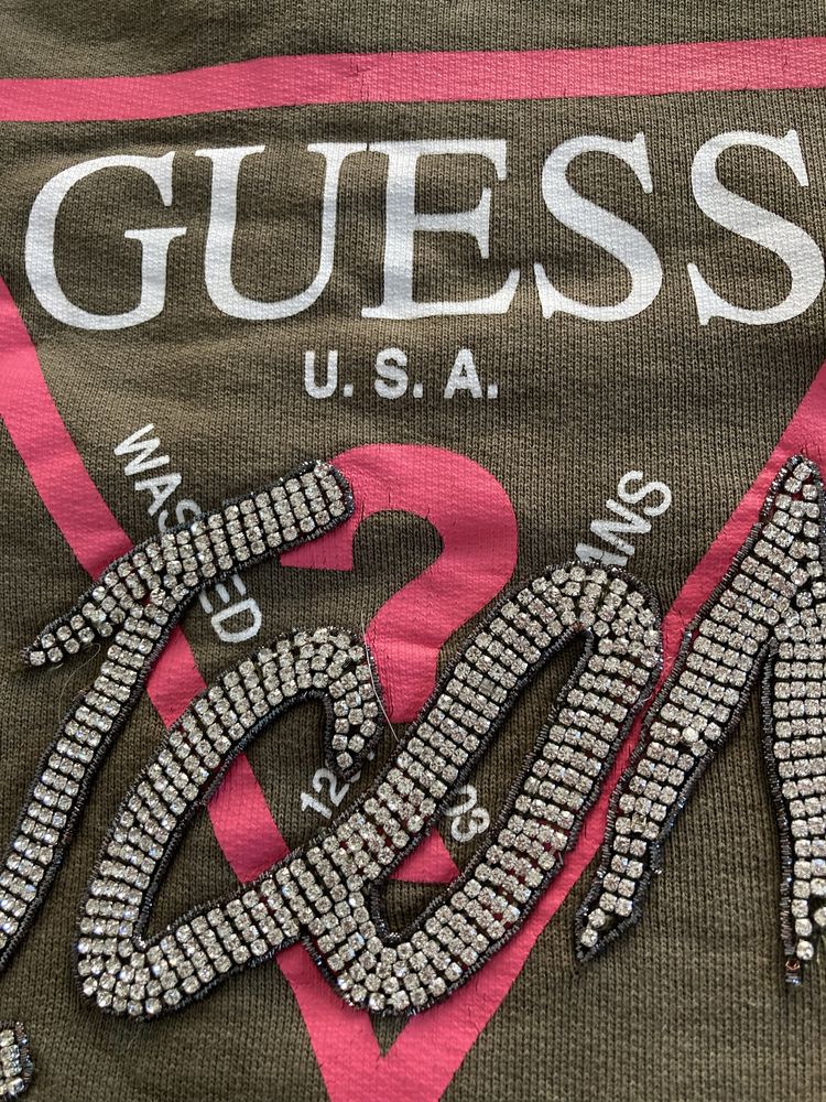 Bluza guess khaki s damska