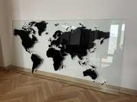 Szlany blat IKEA mapa świata