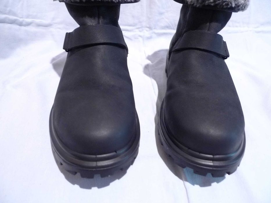 ECCO Tredtray HYDROMAX r.40/26cm Botki skórzane ocieplane zimowe