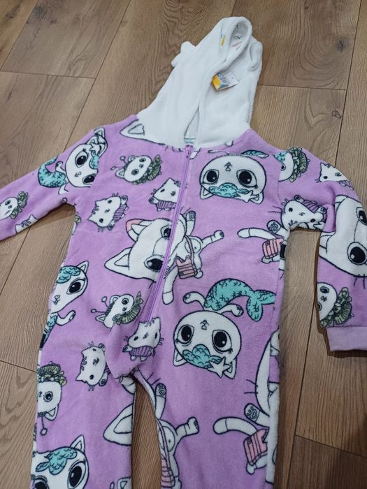 Pajac polarowy do spania 122/128