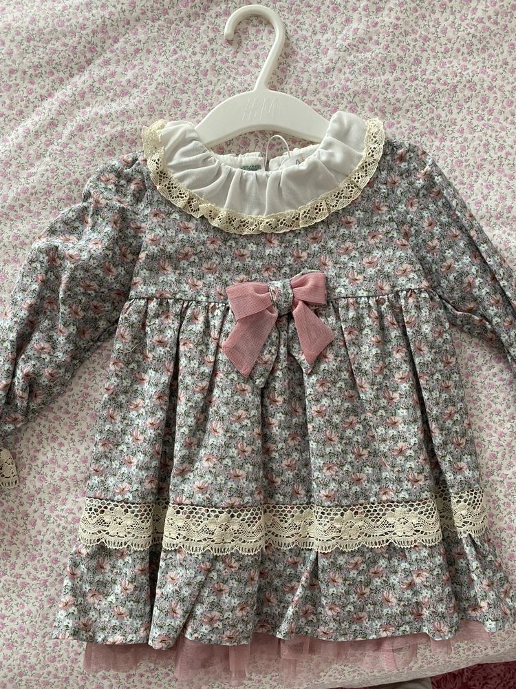 Vestido menina novo 12 meses