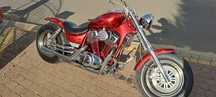 SUZUKI intruder 1400 jedyny taki Custom Bobber szerokie Koła aerograf