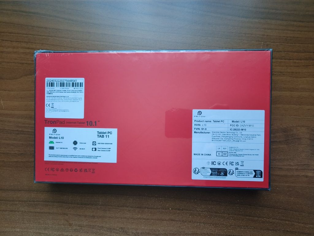 Планшет Pritom Tab 11 8/128 Gb, Восьмиядерний, IPS 10.1"
