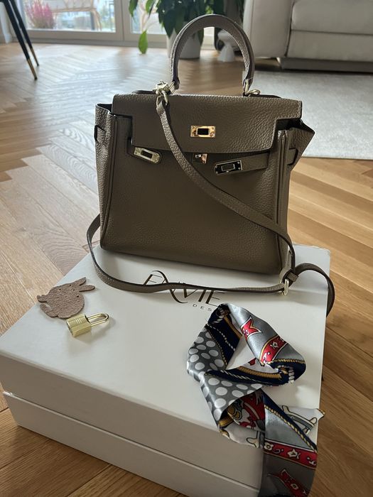 Torebka skórzana do reki Envie jak hermes