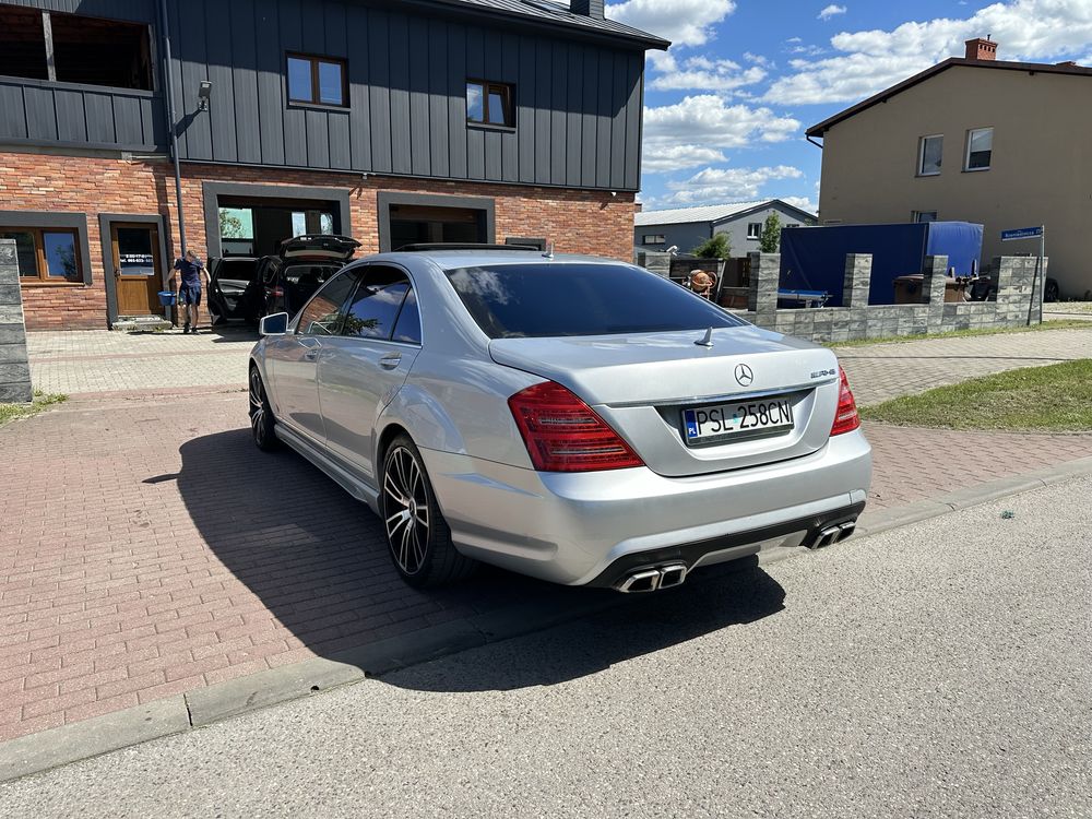 Mercedes S550 388KM LPG, Pakiet AMG S63, zamiana